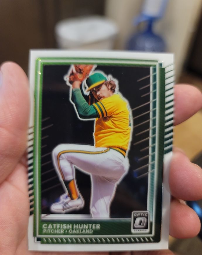 2025 Donruss Optic #12 Catfish Hunter — front