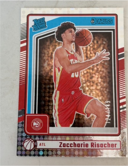 2024-25 Panini Donruss #219 Zaccharie Risacher — front