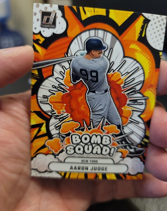 2025 Panini Donruss #18 Aaron Judge Bomb Squad — front