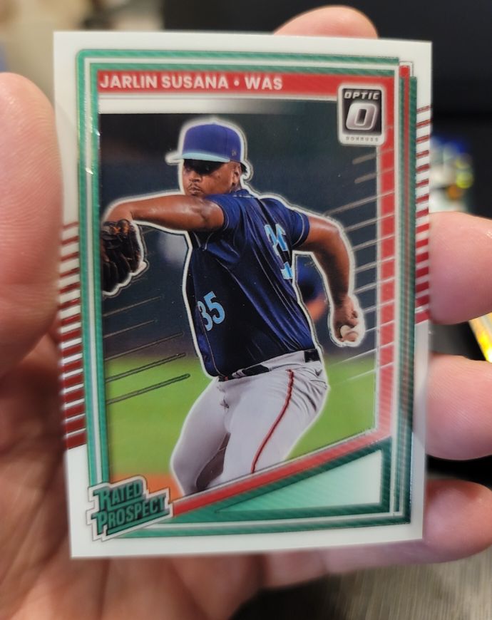 2025 Donruss Optic #140 Jarlin Susana — front
