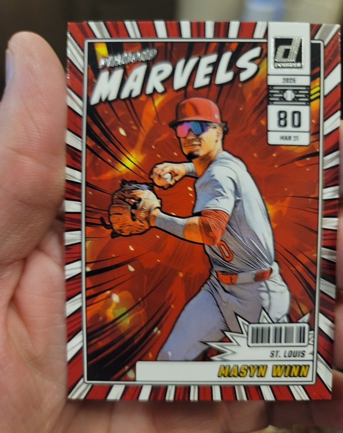 2025 Donruss Diamond Marvels #3 Masyn Winn — front