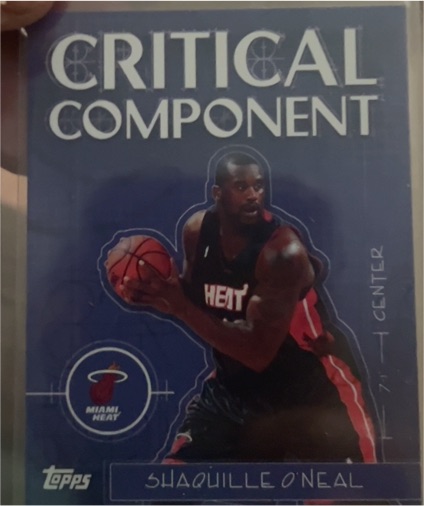 2005-06 Topps Critical Component #CC14 Shaquille O'Neal — front