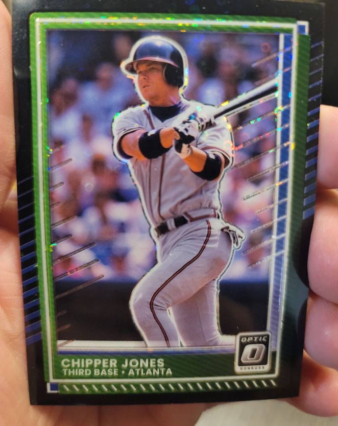 2025 Donruss Optic #92 Chipper Jones — front