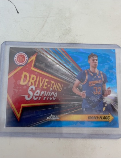 2024 Topps Chrome McDonald's Drive-Thru Service #DTS-COF Cooper Flagg — front