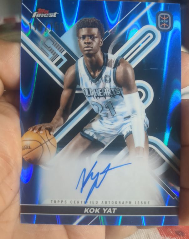 2023 Topps Finest OTE Overtime #FA-KY Kok Yat — front