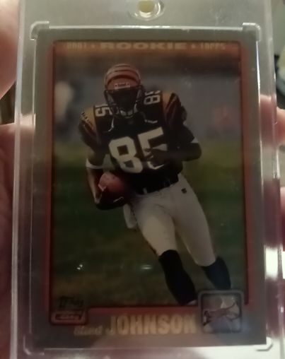 2001 Topps #340 Chad Johnson — front