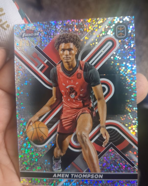 2022-23 Topps Finest Overtime Elite #34 Amen Thompson City Reapers — front