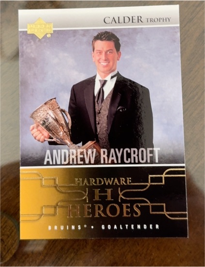 2004-05 Upper Deck Hardware Heroes #AW4 Andrew Raycroft — front