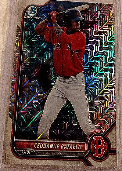 2022 Bowman Chrome #BCP-61 Ceddanne Rafaela — front