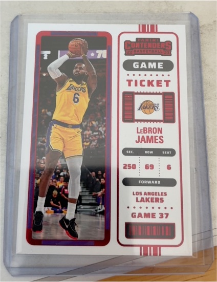 2022-23 Panini Contenders #36 LeBron James — front