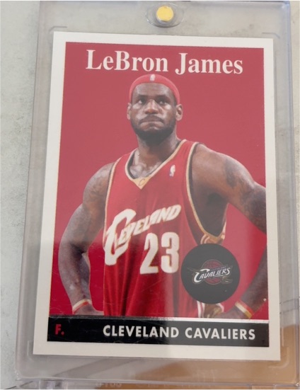 2008 Topps #23 LeBron James 1958-59 Variation — front