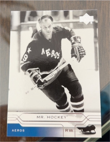 2004-05 Upper Deck #180 Gordie Howe Mr. Hockey — front