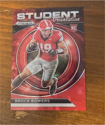 2024 Panini Prizm Draft Picks Student Orientation #SO-BB Brock Bowers — front