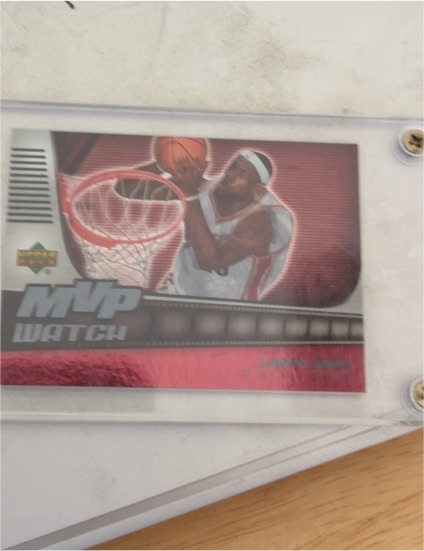 2006-07 Upper Deck MVP Watch #MVP-LJ LeBron James — front