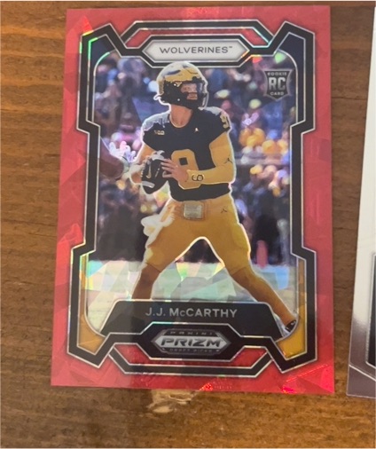 2024 Panini Prizm Draft Picks #132 J.J. McCarthy — front