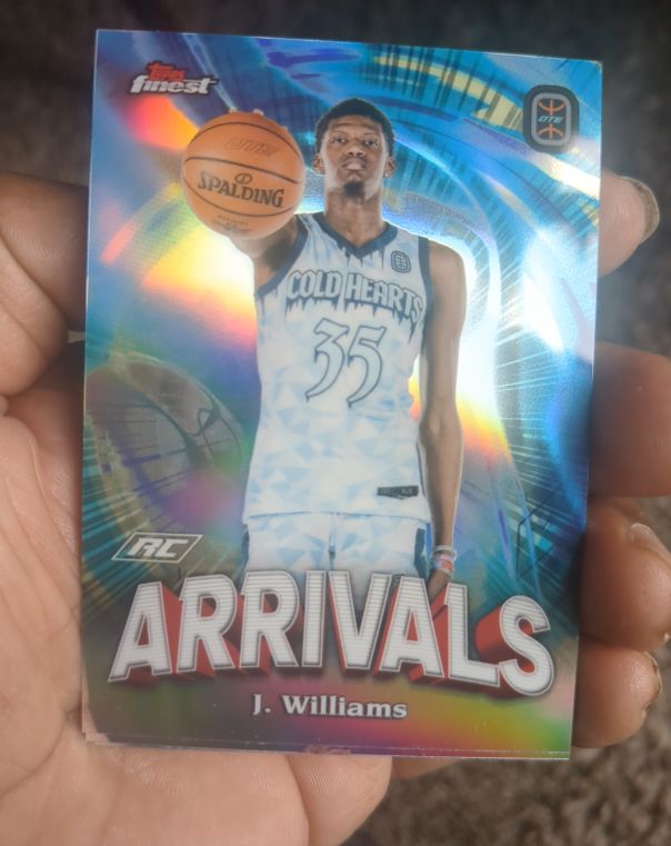 2022-23 Topps Finest Overtime Elite Arrivals #AR-27 Jayden Williams — front