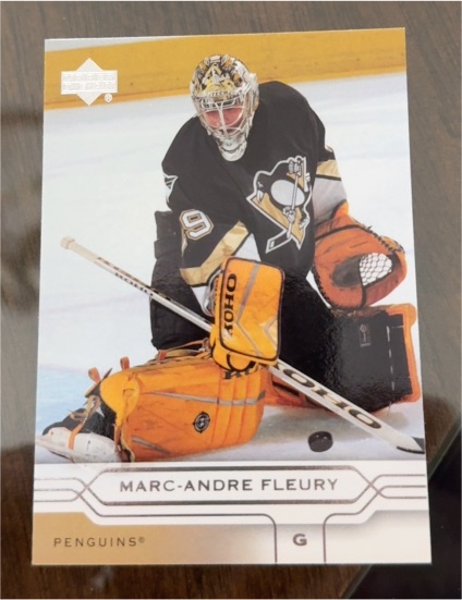 2004-05 Upper Deck #143 Marc-Andre Fleury — front