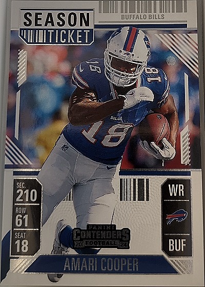 2024 Panini Contenders Season Ticket #22 Amari Cooper — front