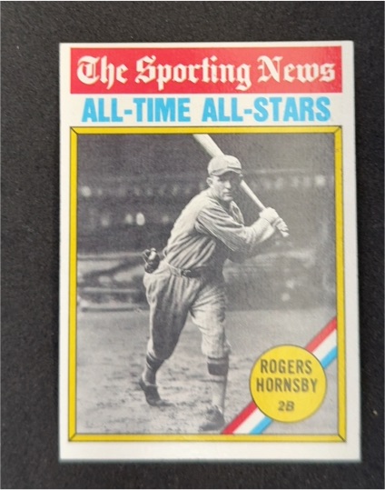 1976 Topps #342 Rogers Hornsby — front