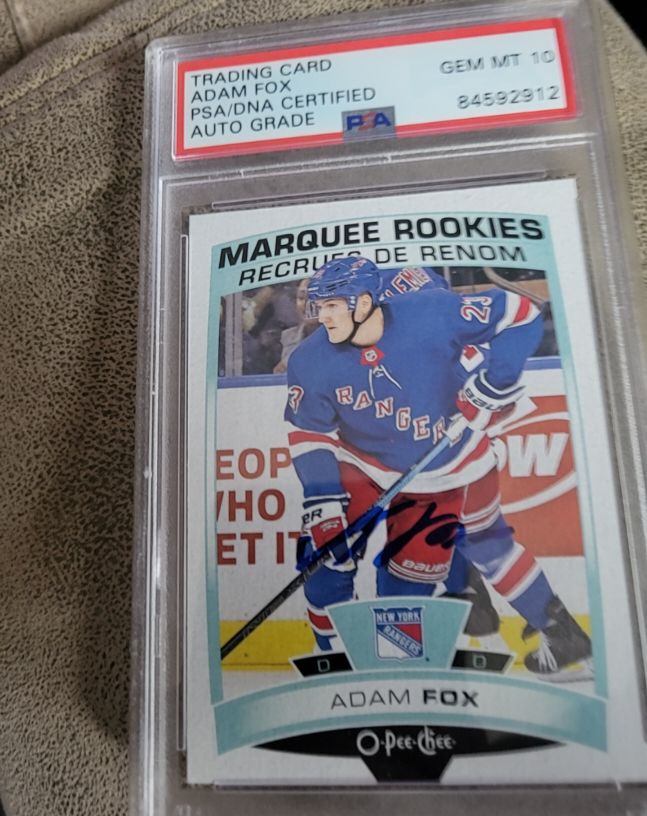 2019-20 O-Pee-Chee #622 Adam Fox Marquee Rookies — front