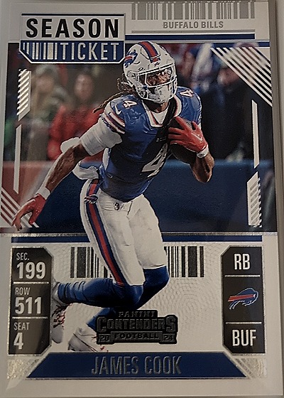 2024 Panini Contenders #10 James Cook — front