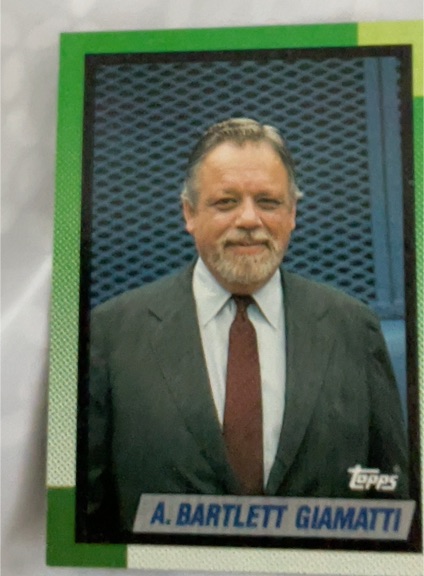 1990 Topps #396 A. Bartlett Giamatti — front