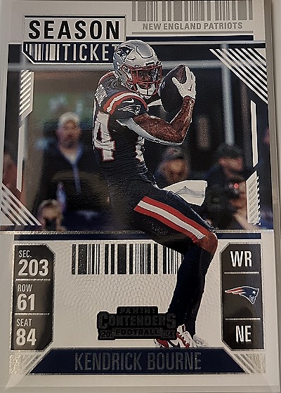 2024 Panini Contenders Season Ticket #69 Kendrick Bourne — front