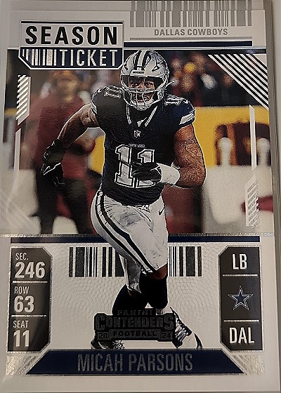 2024 Panini Contenders Football Season Ticket #27 Micah Parsons — front