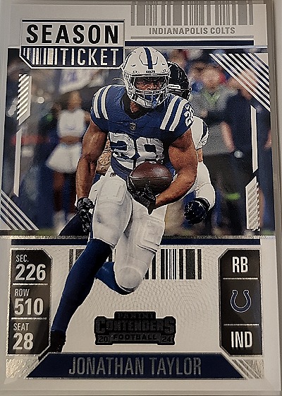 2024 Panini Contenders Season Ticket #43 Jonathan Taylor — front