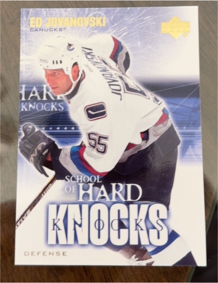 2004-05 Upper Deck School of Hard Knocks #SHK6 Ed Jovanovski — front