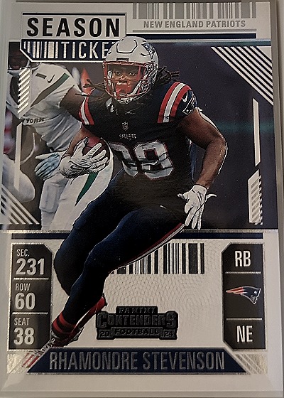 2024 Panini Contenders #68 Rhamondre Stevenson — front