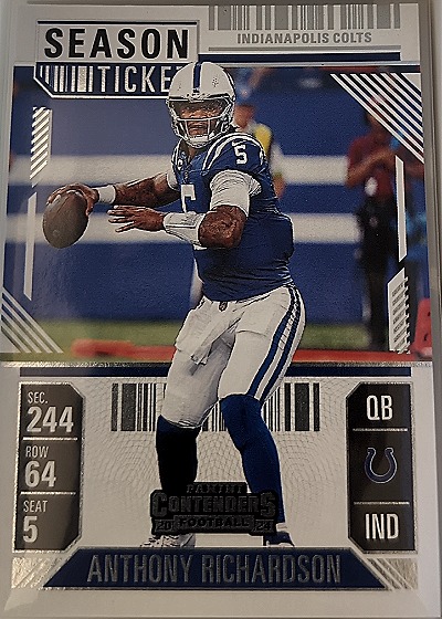 2024 Panini Contenders Football #42 Anthony Richardson — front
