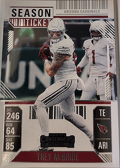 2024 Panini Contenders Season Ticket #1 Trey McBride — front