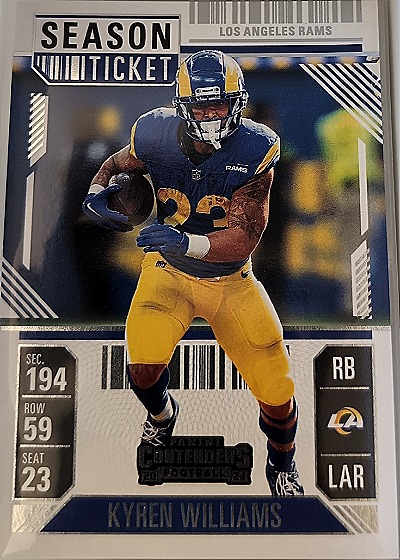 2024 Panini Contenders Season Ticket #60 Kyren Williams — front