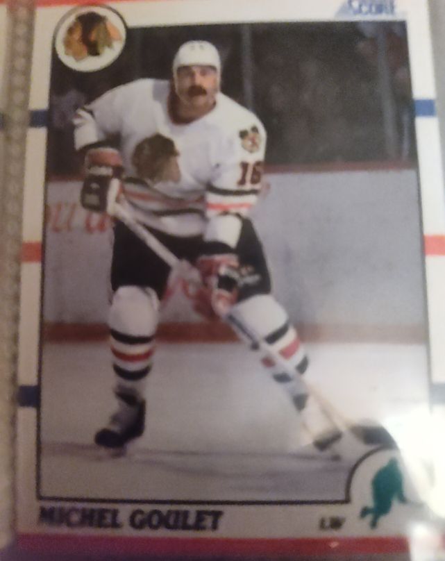 1990-91 Score Canadian Hockey #221 Michel Goulet — front