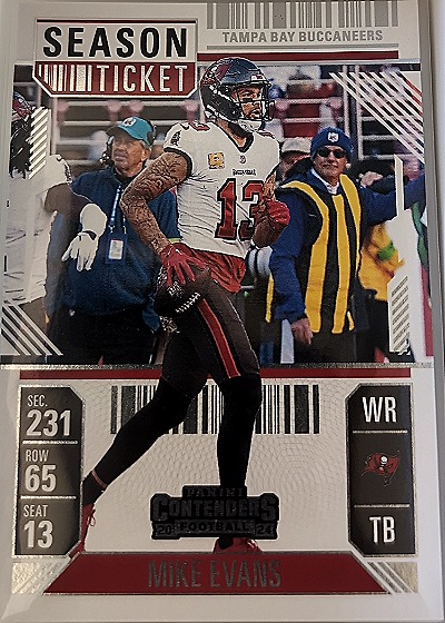 2024 Panini Contenders Season Ticket #93 Mike Evans — front