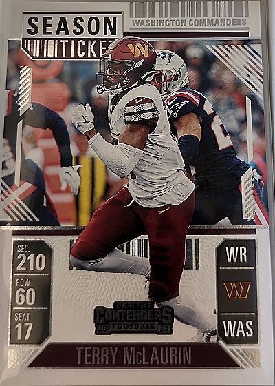 2024 Panini Contenders Season Ticket #99 Terry McLaurin — front