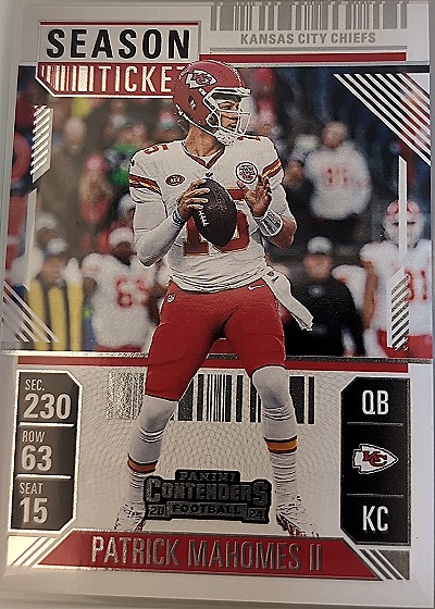 2024 Panini Contenders Season Ticket #50 Patrick Mahomes II — front