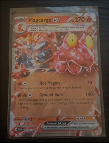 2024 Pokémon SV06: Twilight Masquerade #029 Magcargo ex — front