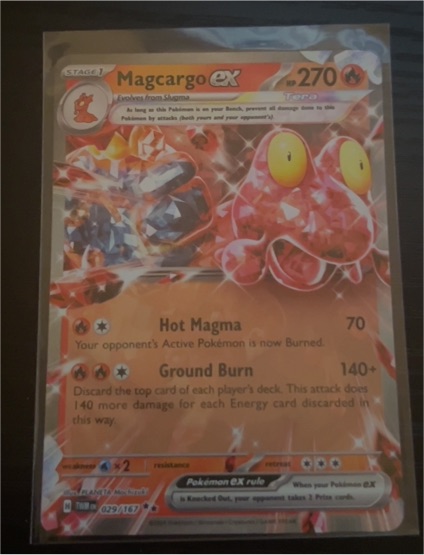 2024 Pokémon Scarlet & Violet Twilight Masquerade #029 Magcargo ex — front