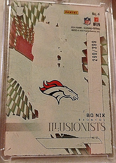 2024 Panini Illusions #4 Bo Nix — front
