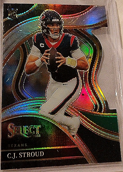 2023 Panini Select #289 C.J. Stroud Club Level Rookie Houston Texans — front