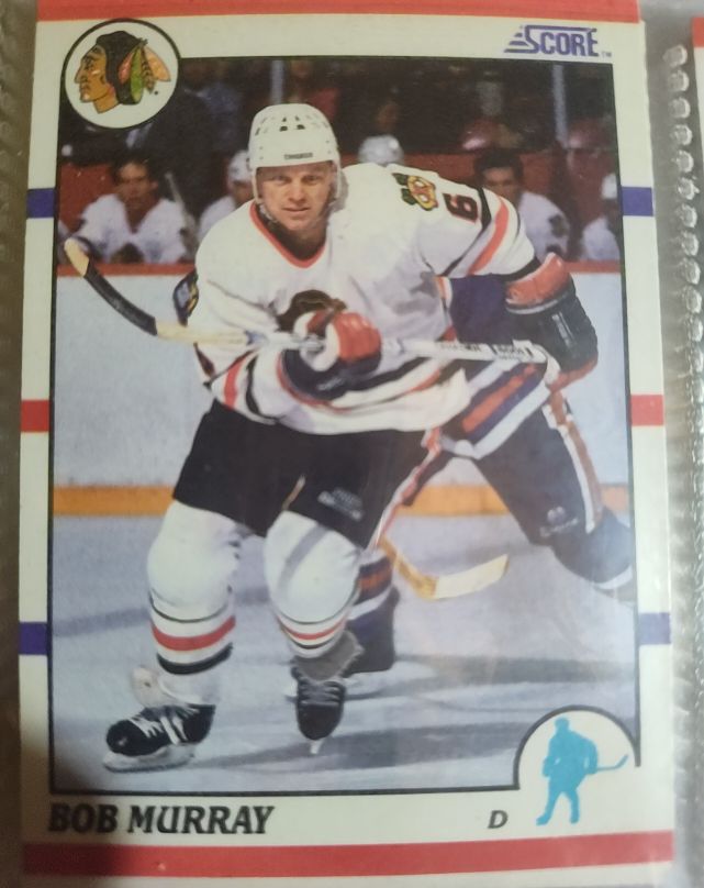 1990-91 Score #376 Bob Murray — front