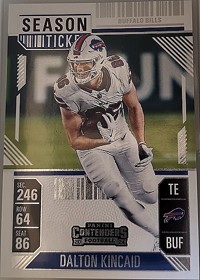 2024 Panini Contenders #12 Dalton Kincaid — front