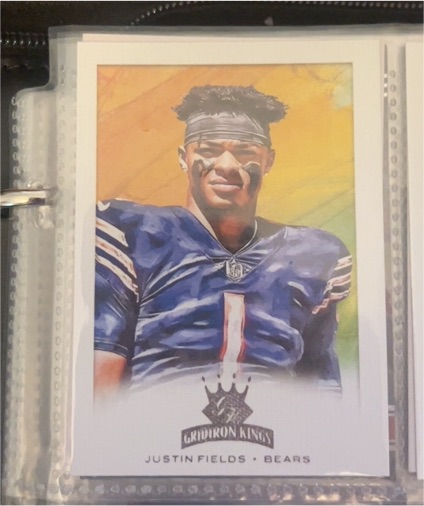 2021 Panini Chronicles Donruss Gridiron Kings #GK-4 Justin Fields — front
