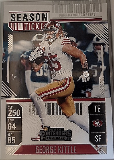 2024 Panini Contenders Season Ticket #85 George Kittle — front