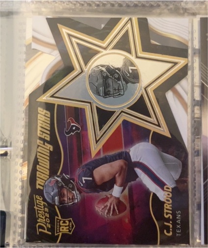 2023 Panini Prestige Throwing Stars #TS-17 C.J. Stroud — front