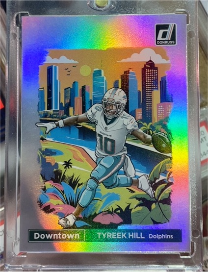 2024 Donruss Downtown #3 Tyreek Hill — front