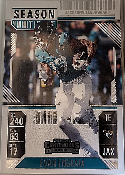 2024 Panini Contenders Season Ticket #45 Evan Engram — front