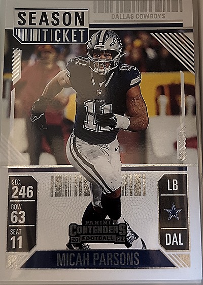 2024 Panini Contenders Season Ticket #27 Micah Parsons — front
